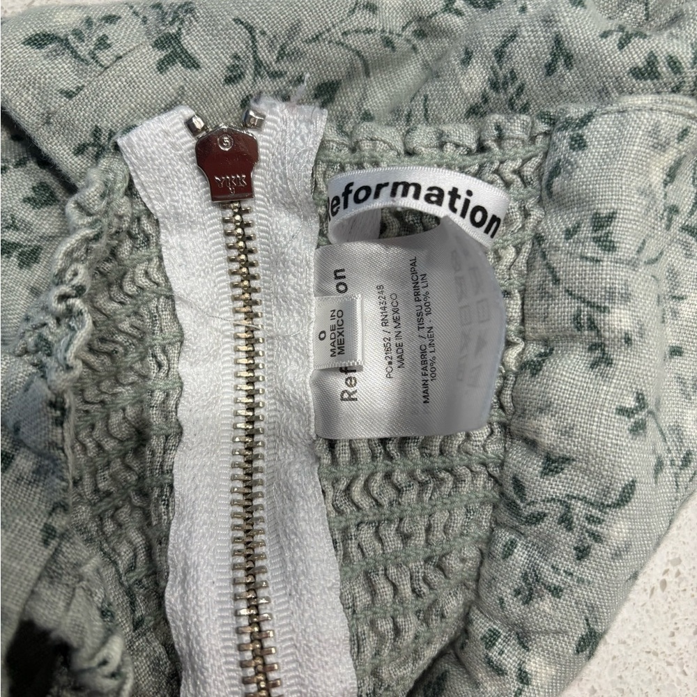 Reformation Clyde Linen Tank, 100% Linen, Size 0 - Picture 4 of 8